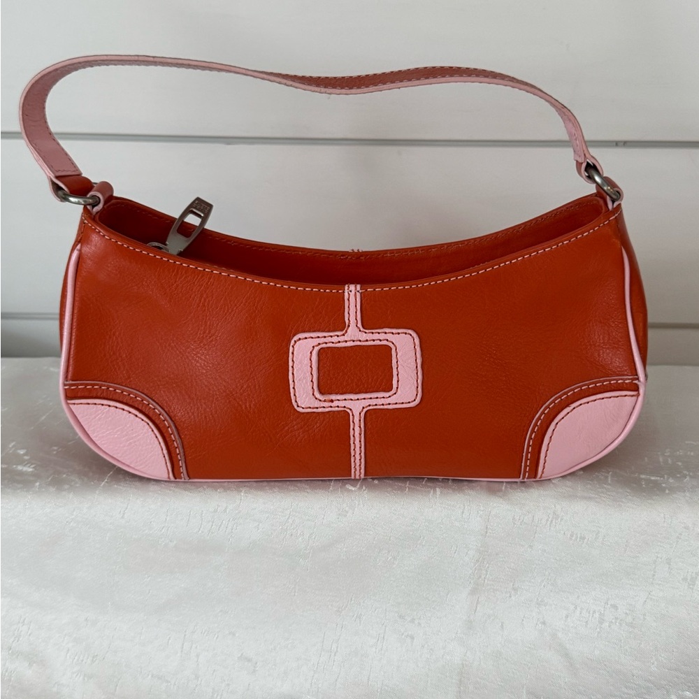 Angela Adams Y2K Pink and Orange leather Women's Bag